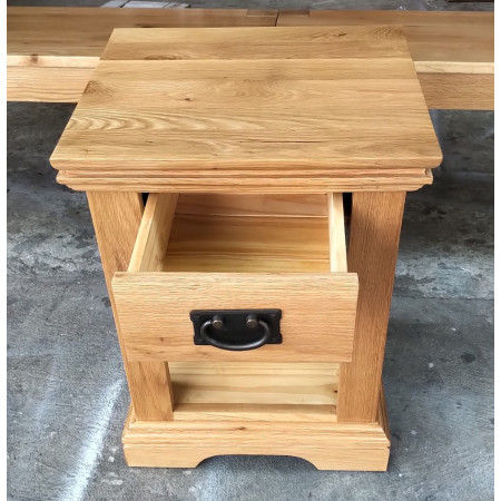 French Oak : Tủ 1 Ngăn Kéo Gỗ Sồi - Màu Tự Nhiên